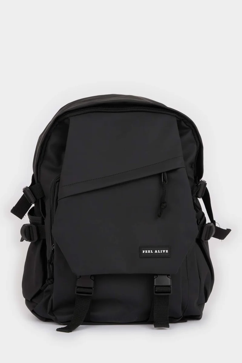 Faux Leather Backpack