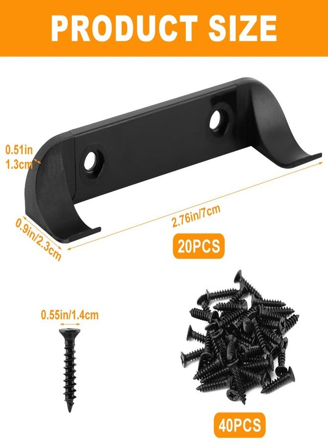 YOSINXU 20Pcs Car Display Wall Mount, Showcase Your Collectible Car with Sturdy Vertical Wall Mount with Screws Ideal for Lego Speed Car Enthusiasts Compatible with Lego Speed Champion Series - Image 3