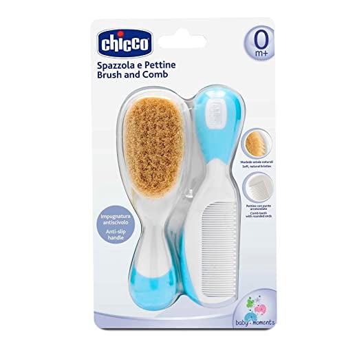 Chicco Brush And Comb- Light Blue, 2 Piece - Image 2
