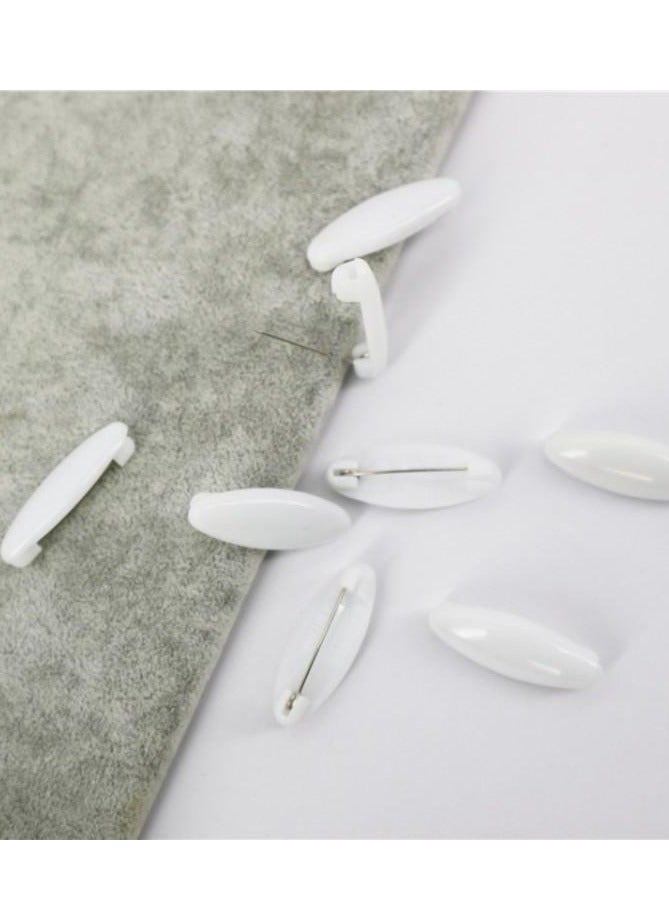 Set of 8 security hijab pins with black and white - Image 4