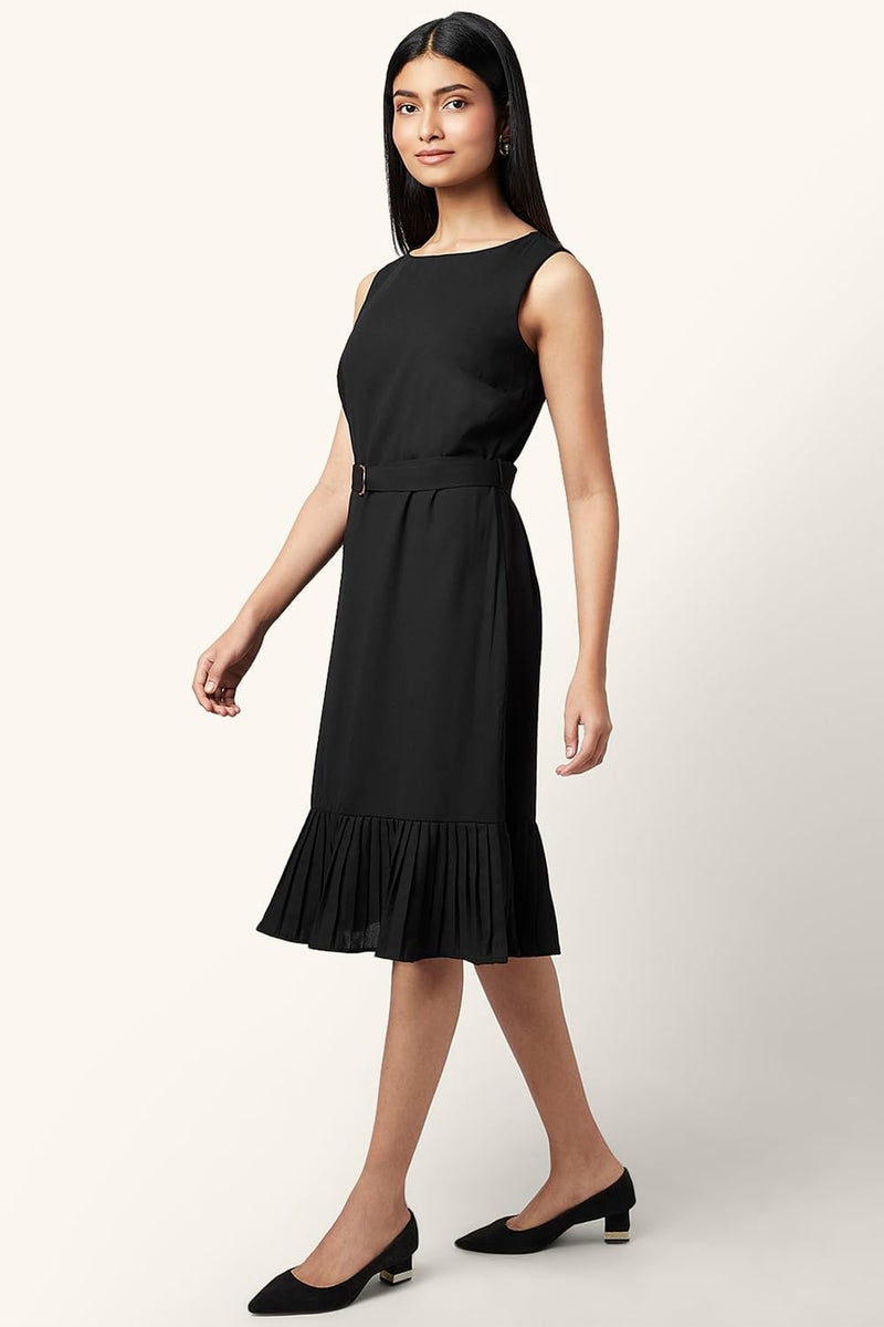 Annabelle Women's Annabelle Black Dress Regular Fit,Black,M - Image 5