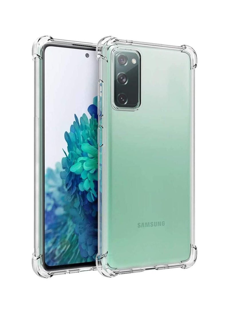 Generic Samsung Galaxy A20 Case Cover Protective Shock Absorption Bumper soft Transparent Case (Clear)  - Image 1