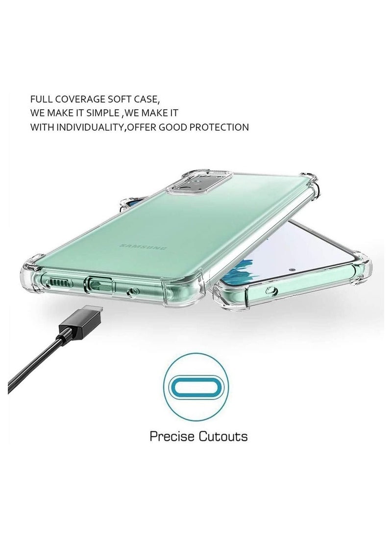 Generic Samsung Galaxy A20 Case Cover Protective Shock Absorption Bumper soft Transparent Case (Clear)  - Image 3