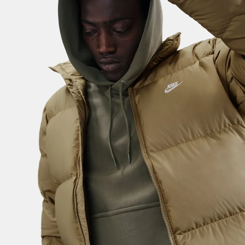 Nike Brown Men's Sportswear Club Therma-FIT Puffer Jacket for Men | Best Price UAE