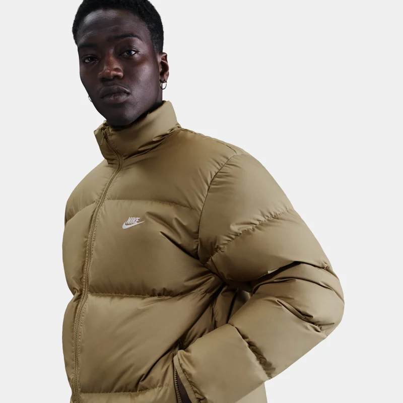 Nike Brown Men's Sportswear Club Therma-FIT Puffer Jacket for Men | Best Price UAE