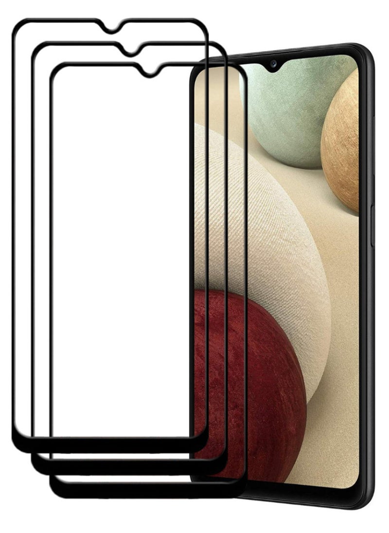 ACLIX 3 Pieces Antistatic ESD Dustproof Premium Quality High Definition Tempered Glass Screen Protector Designed For Samsung Galaxy A12 - Image 1