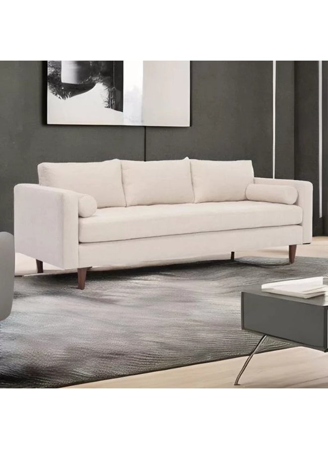 DIVINE FURNITURE Three Seater Sofa With Back Cushion  - Image 1