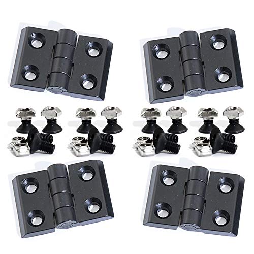 KOOTANS 4 Sets Alloy Hinges for 2020 Series 6mm T-Slot Aluminum Extrusion Profile 3D Printer Frame - Image 1