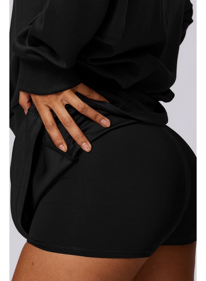 KAWN.YOGA Womens High Waist Contour Workout Sport Yoga Skirt Tummy Control With Pockets. - Image 4