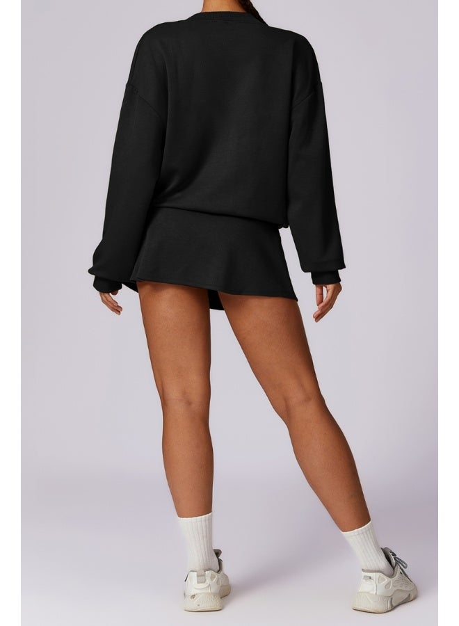 KAWN.YOGA Womens High Waist Contour Workout Sport Yoga Skirt Tummy Control With Pockets. - Image 3