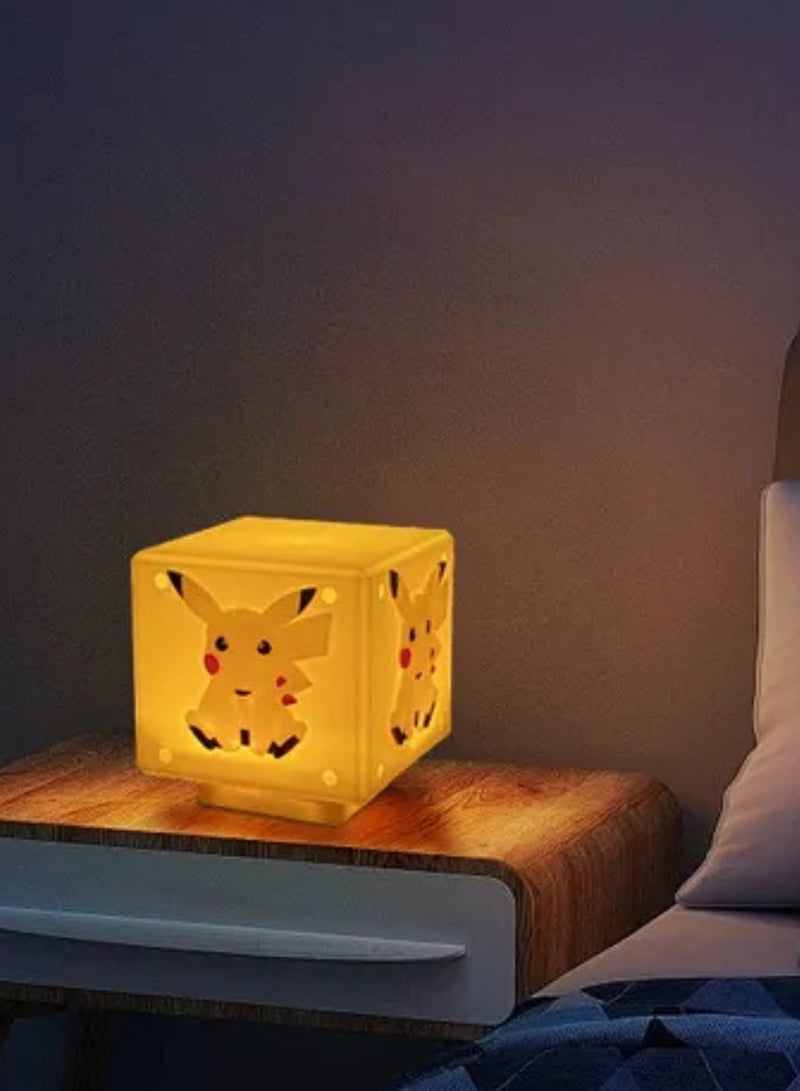 راكسوم ليلي بيكاتشو - مصباح لطيف محمول وقابل لإعادة الشحن للفتيات، يعمل باللمس، مصنوع من مادة ABS+SIL، هدية عيد ميلاد مثالية للأولاد والبنات - Image 2