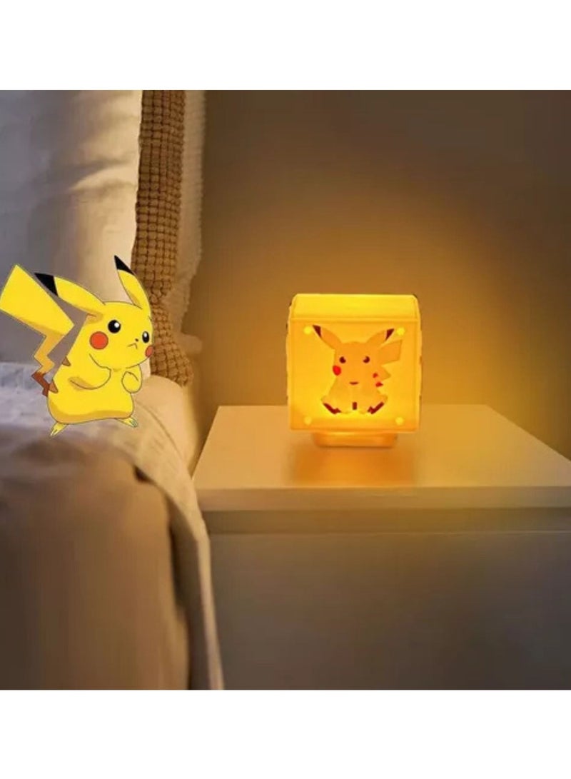 راكسوم ليلي بيكاتشو - مصباح لطيف محمول وقابل لإعادة الشحن للفتيات، يعمل باللمس، مصنوع من مادة ABS+SIL، هدية عيد ميلاد مثالية للأولاد والبنات - Image 3