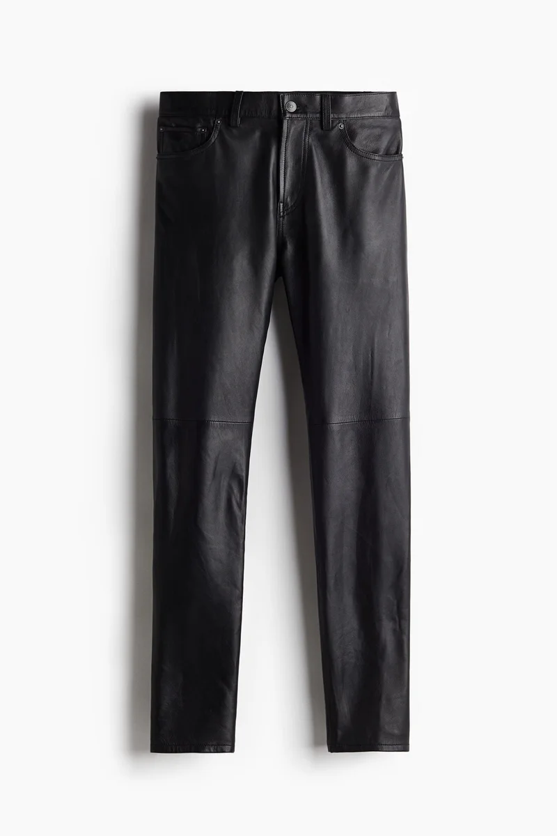 اتش اند ام Leather trousers