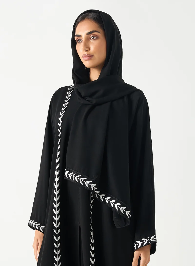 Hadiyath Al Madinah Classic Black Abaya