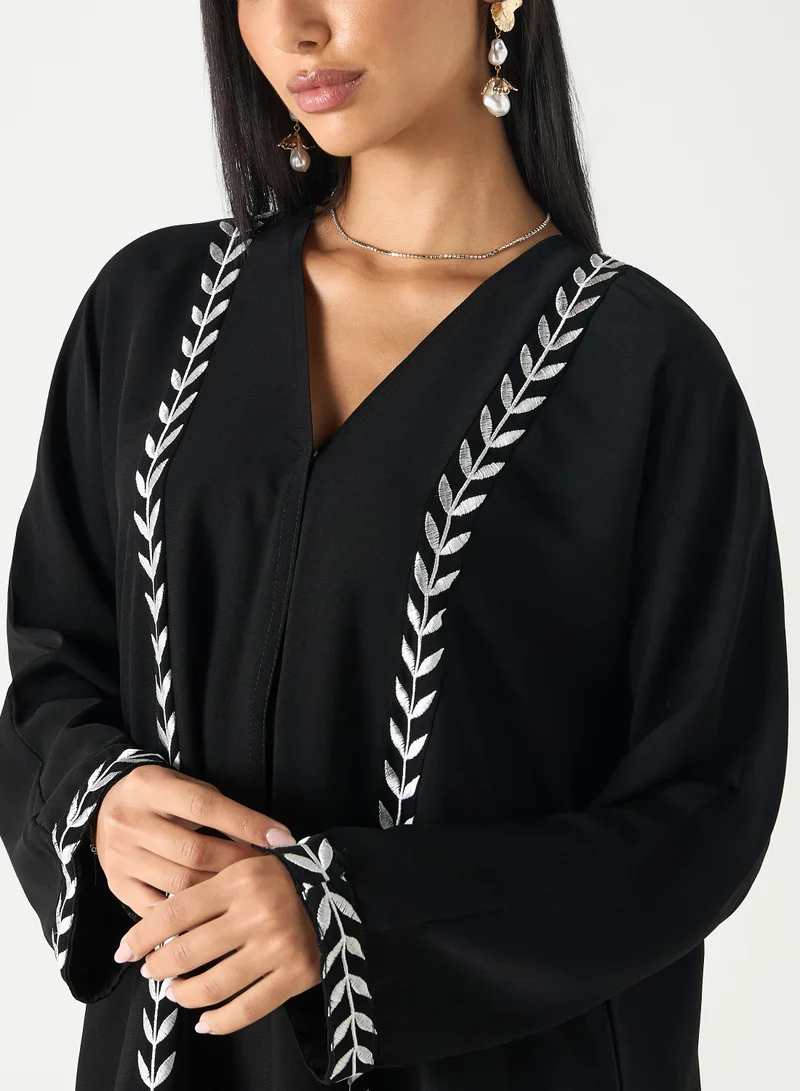 Hadiyath Al Madinah Classic Black Abaya