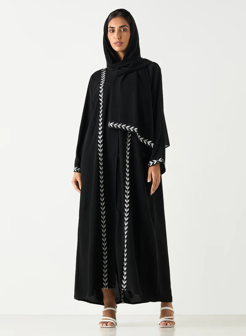 Hadiyath Al Madinah Classic Black Abaya