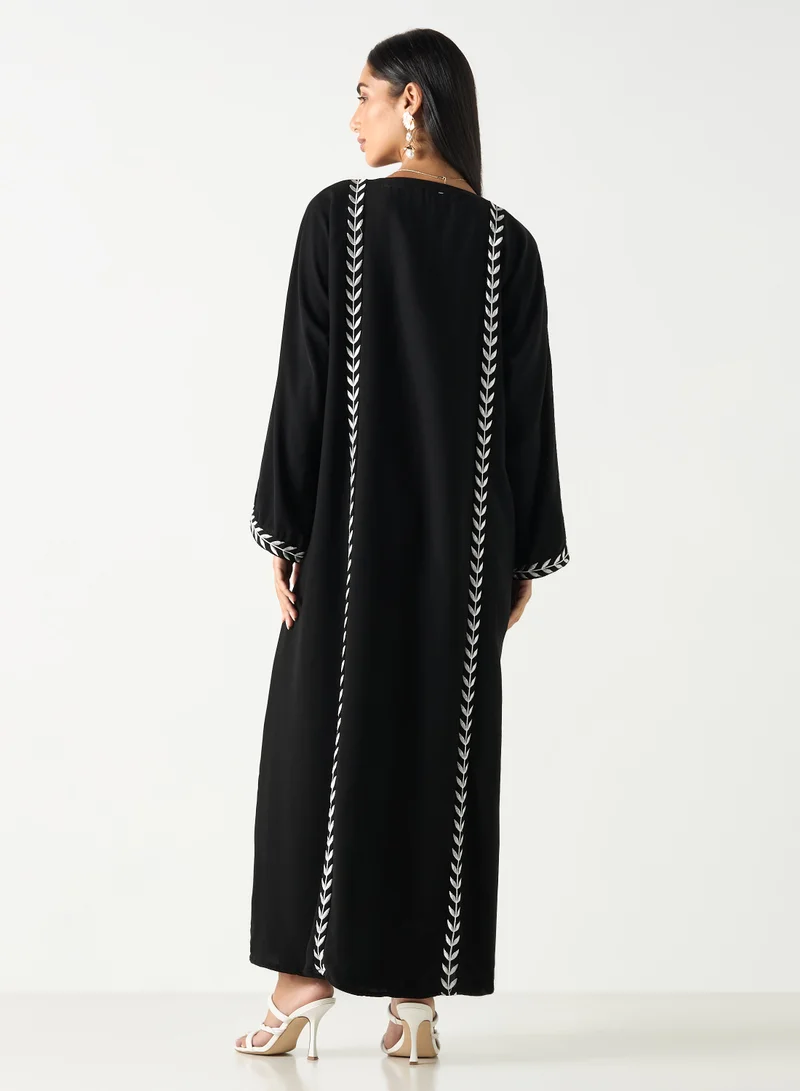 Hadiyath Al Madinah Classic Black Abaya