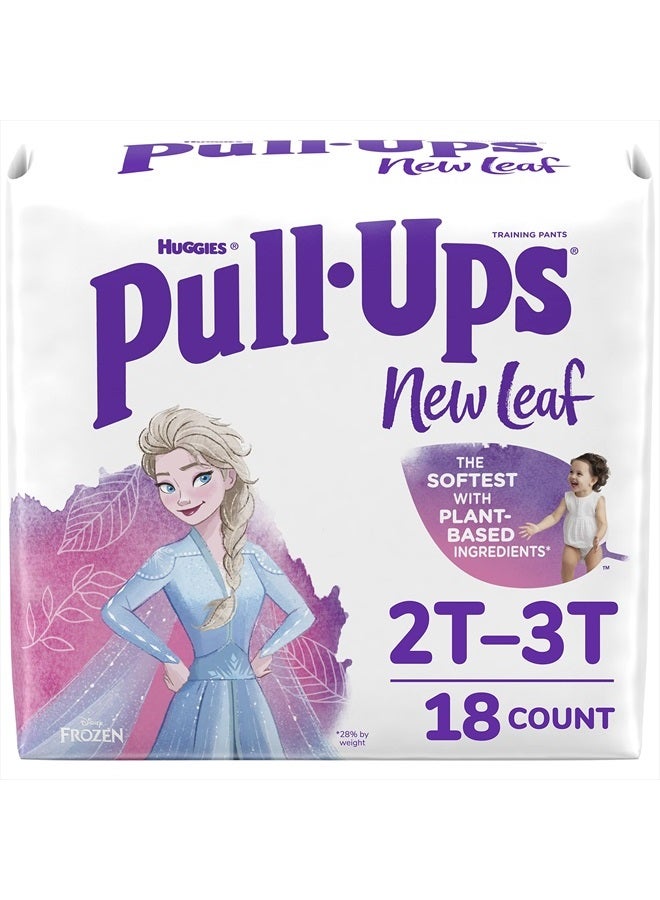 Pull-Ups New Leaf Girls' Disney Frozen Potty Training Pants, 2T-3T (16-34 lbs), 18 Ct  - Image 1