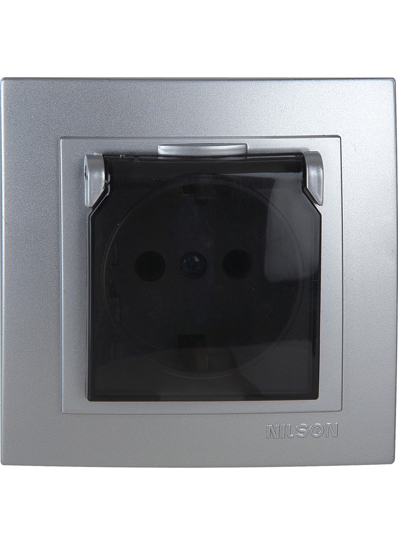 Nilson Touran Silver Covered Grounded Socket 