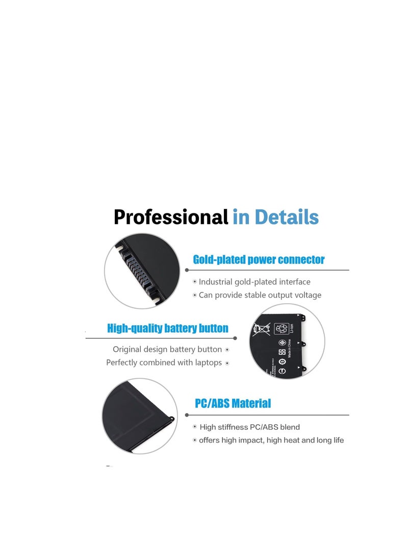 Terabyte Laptop Battery for HP TF03XL Pavilion X360 and Series - Compatible with 14-bf0xx, 14-bf1xx, 14-bk0xx, 14-bp0xx, 14-cd0xx, 15-cc0xx, 15-cc1xx, 15-cd0xx new - Image 4