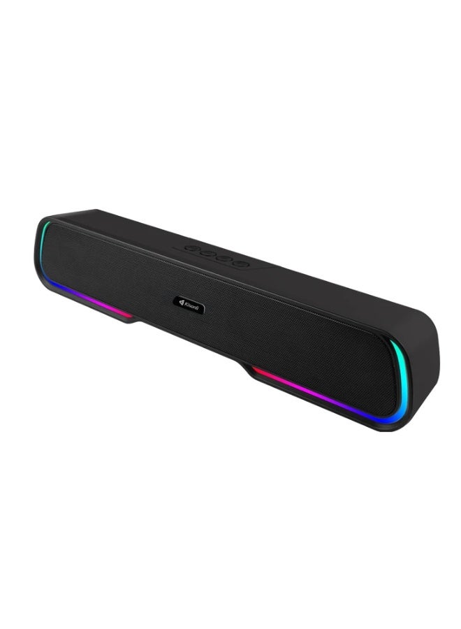 Kisonli Kisonli LED-913 Gaming Bluetooth Soundbar – RGB Lighting, USB/TF Playback, Built-in Battery  - Image 1