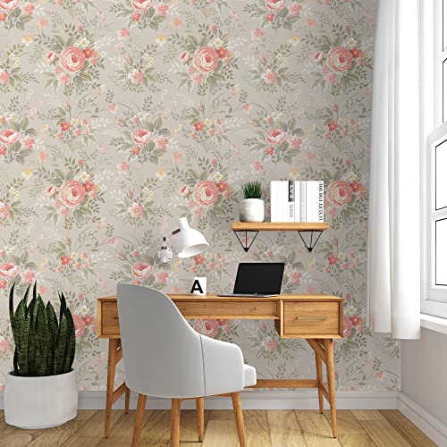 PAPER PLANE DESIGN Self Adhesive Waterproof Sticker Floral Wallpaper for Walls Living Room (1 Roll Size 2 X 12 Feet) - Image 3