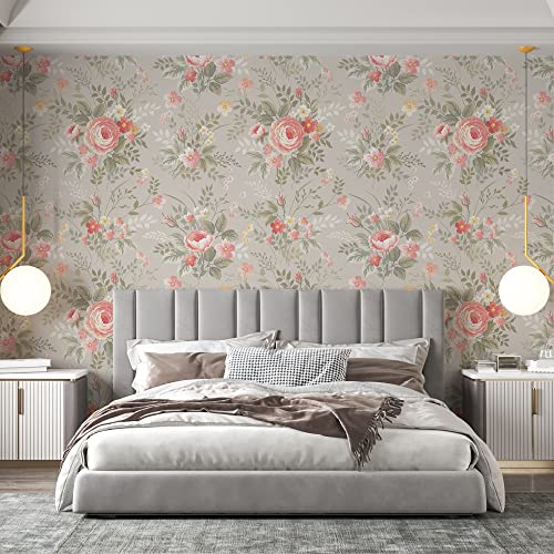PAPER PLANE DESIGN Self Adhesive Waterproof Sticker Floral Wallpaper for Walls Living Room (1 Roll Size 2 X 12 Feet) - Image 2