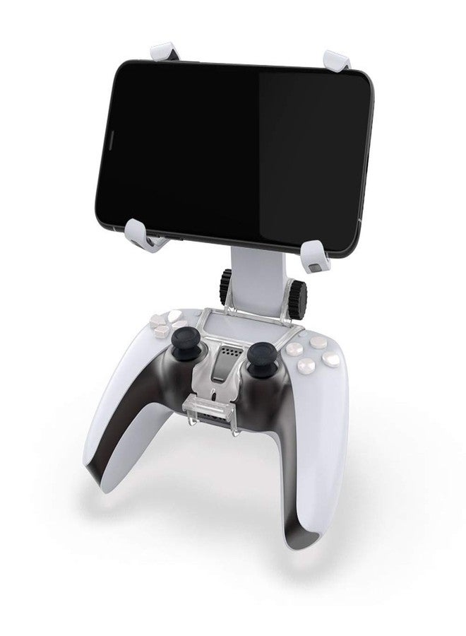 OSTENT Adjustable Convenient Mobile Phone Bracket Handle Clamp Holder Stand Mount Clip for Sony PS5 DualSense Wireless Controller - Image 1