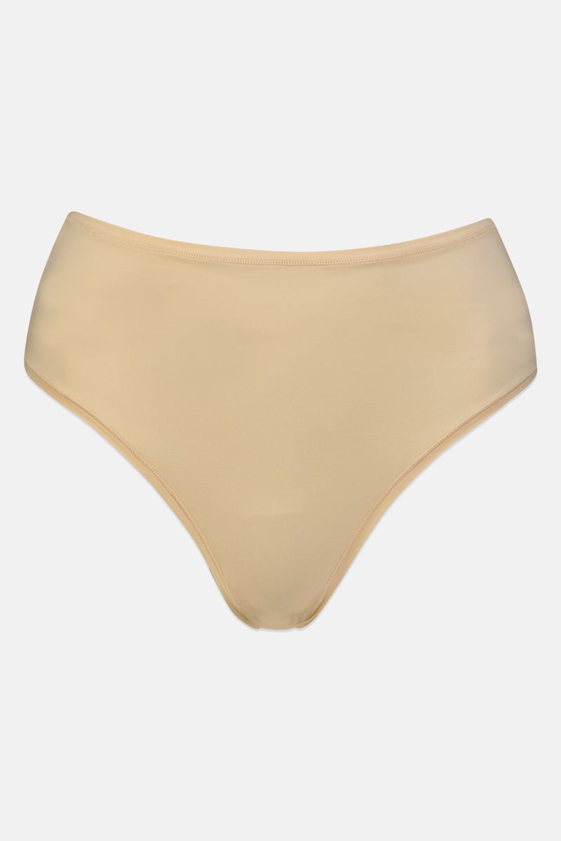 Rene Rofe Essential By Rene Rofe Women 5 Pcs Plain High Waist Thongs, Multicolor - Image 3
