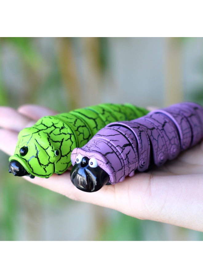 Shake The Same Simulation Induction Remote Control Imitation Caterpillar Electric Pet Simulation Trick Toy A Generation Of Hair-Color:9910 Yellow Remote Control  - Image 3