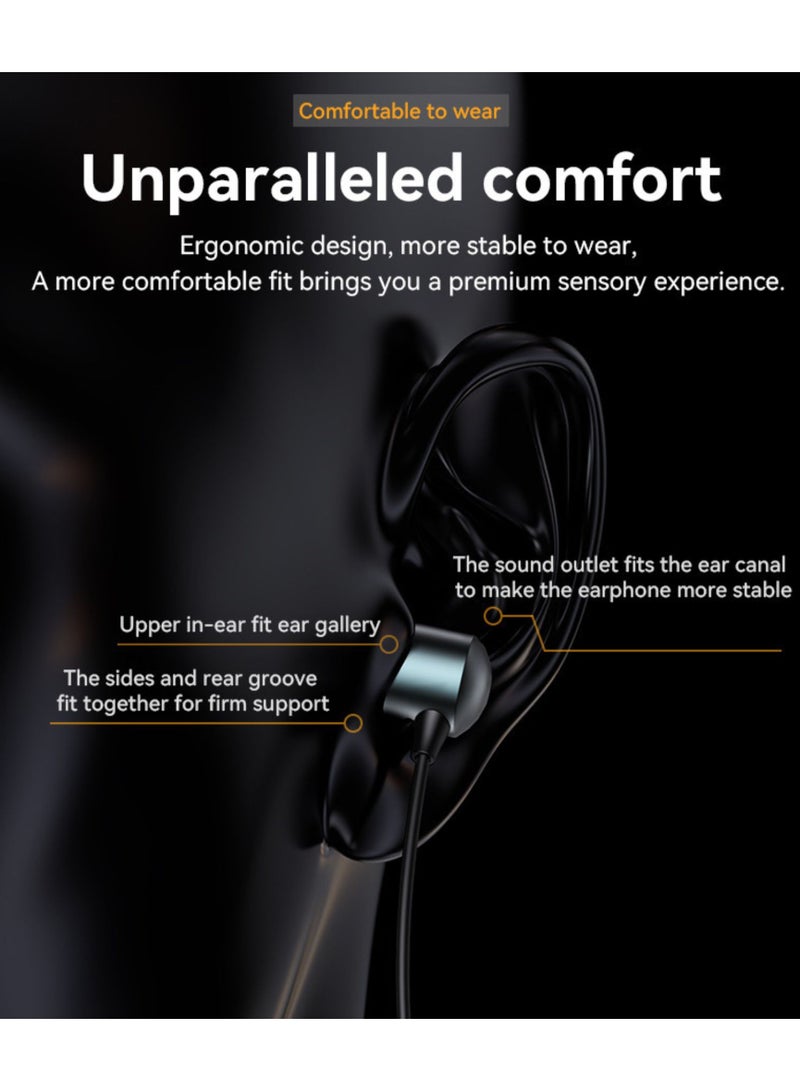 Yesido YH43 HIFI Lossless Sound Quality 10mm Dynamic Speaker Type-C Digital Interface In-ear Earphone - Image 3