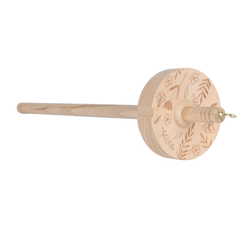 Drop Spindle Yarn Spinner for Crocheting Artisan Top Whorl Drop Spindle for Beginner Hand Carved Wooden Spindles Tool - Image 2