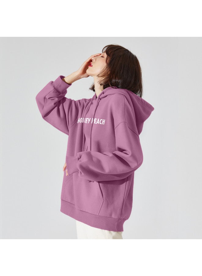 TonLion Women's Hoodie Spring Autumn Letter Print Front Women's Hooded Sweatshirt Stylish High-end Fashion Hoodie For Women - Image 4
