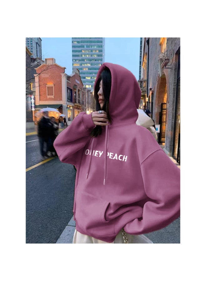 TonLion Women's Hoodie Spring Autumn Letter Print Front Women's Hooded Sweatshirt Stylish High-end Fashion Hoodie For Women - Image 2