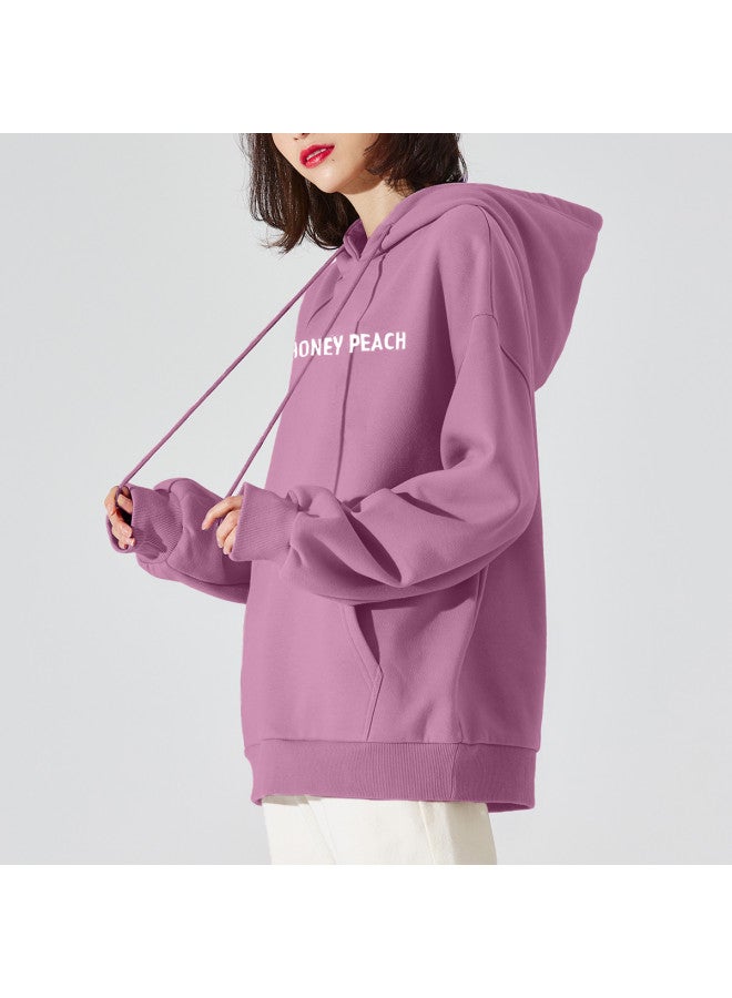 TonLion Women's Hoodie Spring Autumn Letter Print Front Women's Hooded Sweatshirt Stylish High-end Fashion Hoodie For Women - Image 5