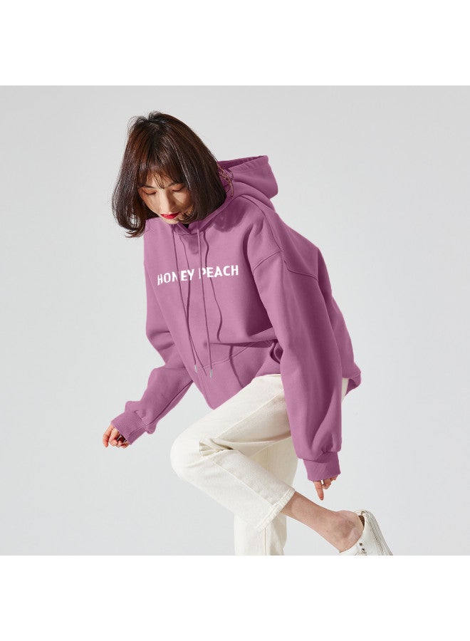 TonLion Women's Hoodie Spring Autumn Letter Print Front Women's Hooded Sweatshirt Stylish High-end Fashion Hoodie For Women - Image 3