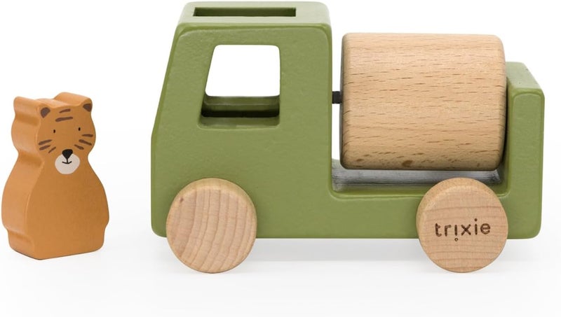 Trixie Wooden Construction Vehicles Animals set - Image 2