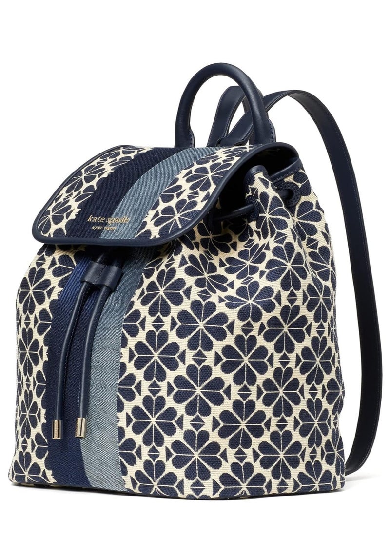 Kate Spade Kate Spade Spade Flower Jacquard Hearts Medium Flap Backpack - Image 2