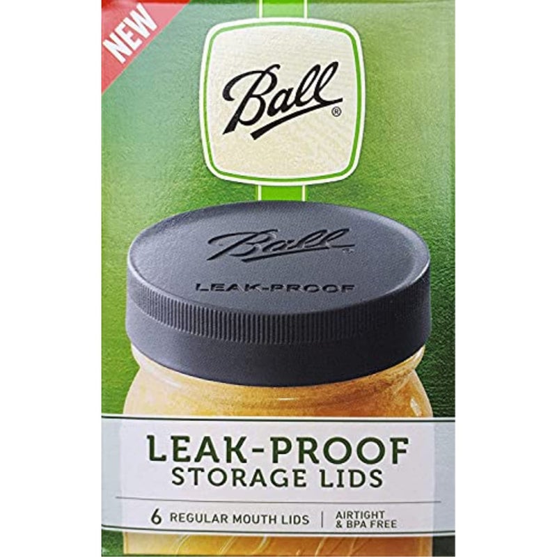 Ball Ball Mason Jar Leak-Proof Lids, Regular Mouth, 6-Count  - Image 1