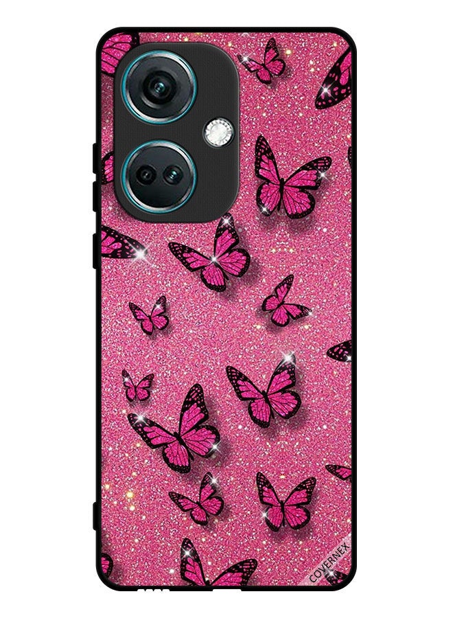 Covernex Protective Case Cover For OnePlus Nord CE3 Glitters & Butterflies - Image 1