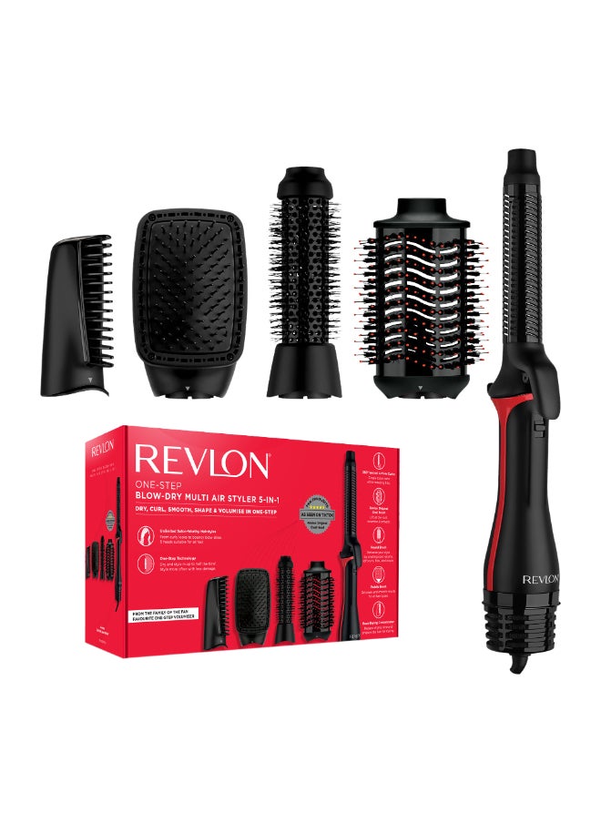 Revlon 5-In-1 One Step Blow Dry Multi Air Styler  4 Heat Settings Dry Curl Smooth Volumise 