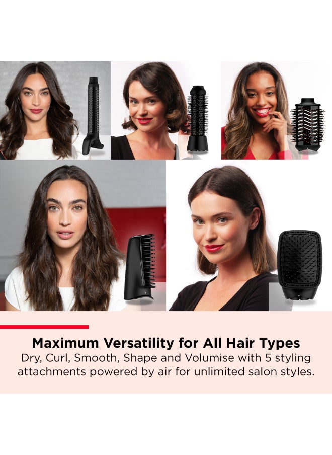Revlon - 5-In-1 One Step Blow Dry Multi Air Styler  4 Heat Settings Dry Curl Smooth Volumise - Image 1