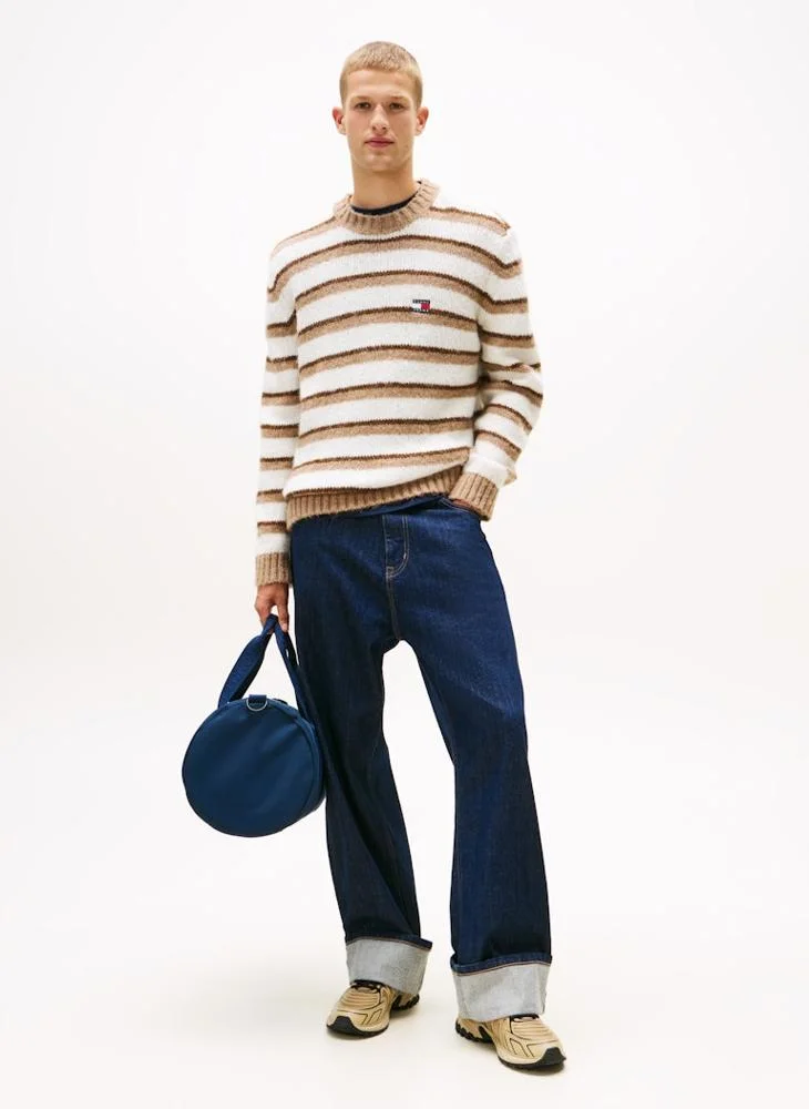 TOMMY JEANS  Tommy Badge Stripe Jumper With Alpaca for Men | Best Price UAE