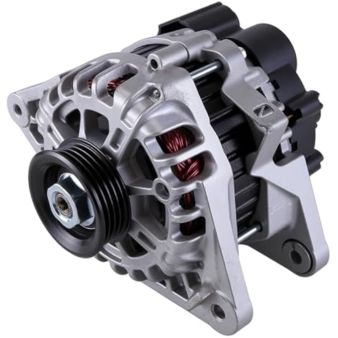 Hiolpen Alternator Replacement Fits for 2.0 2.0L HYUNDAI ELANTRA & KIA SOUL, SPECTRA, Spectra5, SPORTAGE 2007-2009 - Image 1