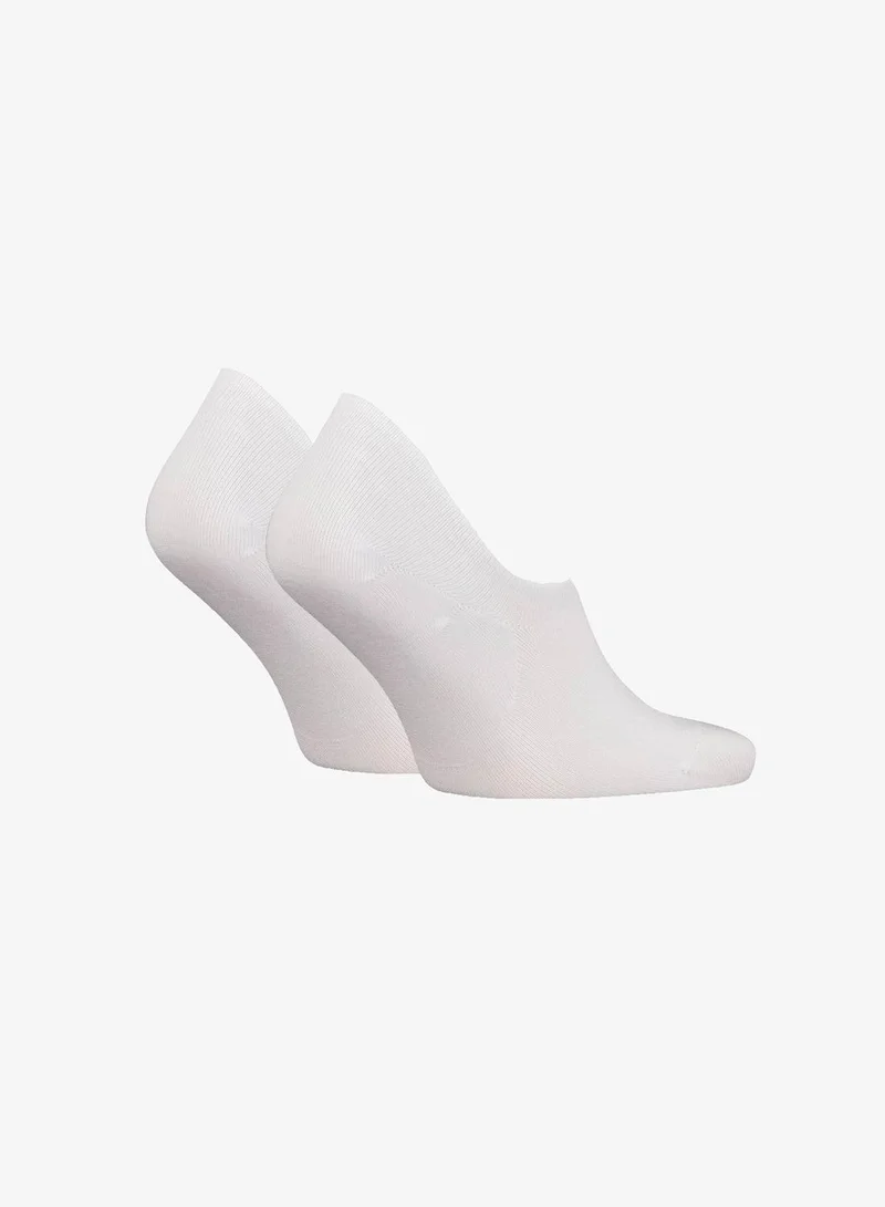 PUMA 2 Pack Mid Cut Footie Socks