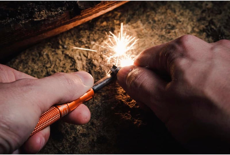 Exotac nanoSTRIKER XL Self Contained Ferrocerium Fire-Starter with Stainless Steel and Tungsten Carbide Striker, Waterproof 1/4 in. Ferro Rod Produces Up To 3,000 Fire-Starting Strikes - Image 3