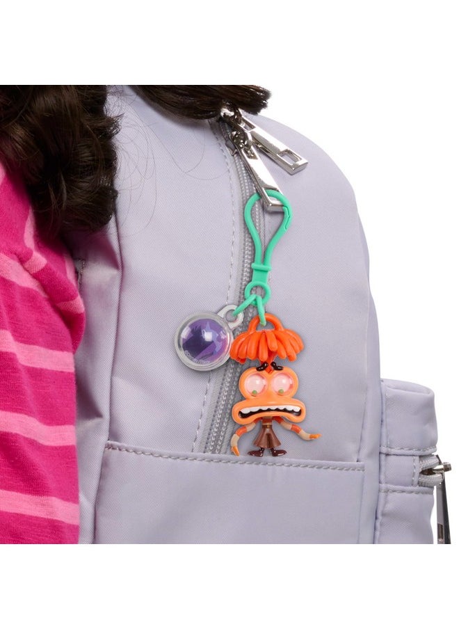 Just Play Inside Out 2 Fidget Figure Keychains - Anxiety, Sadness with Memory Orb - Toys for Ages 3 Up