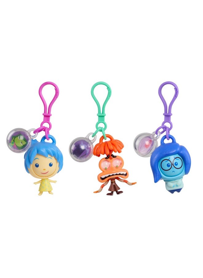 Just Play Inside Out 2 Fidget Figure Keychains - Anxiety, Sadness with Memory Orb - Toys for Ages 3 Up