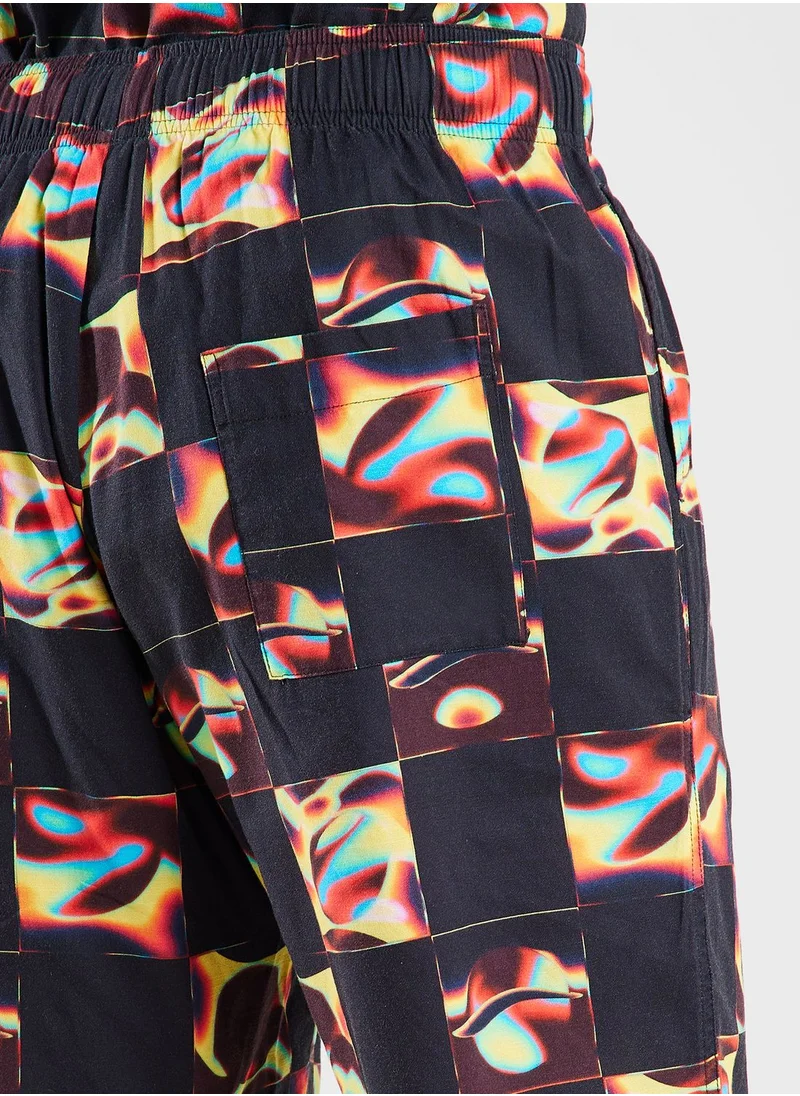 Edwin Saike Check Shorts