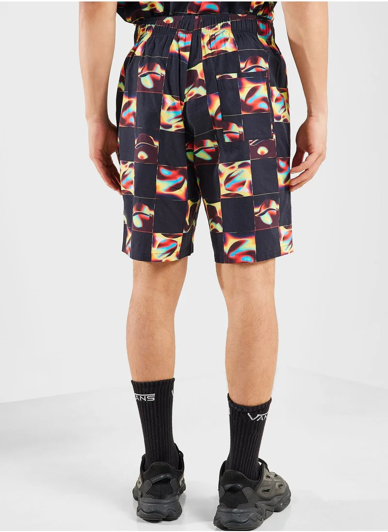 Edwin Saike Check Shorts